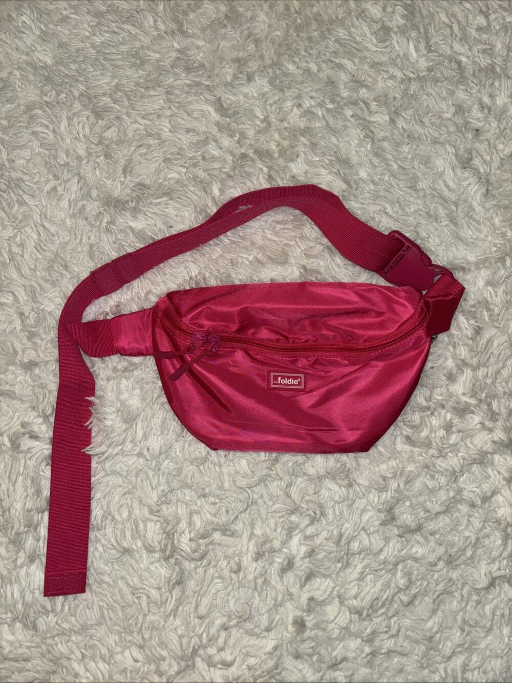 The Foldie Nylon Zip Close Hip Pack Belt Bag Fanny Pack